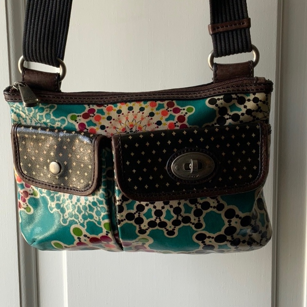 Fossil Key-Per Multicolored Handbag - image 1